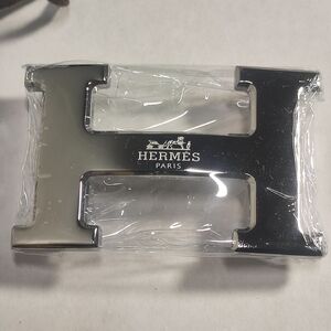 Hermes Silver Belt Buckle